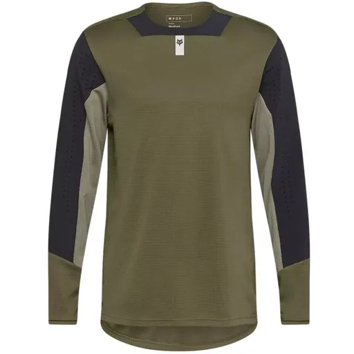 Fox DEFEND LS Enduro dres, tmavě zelená, velikost XXL