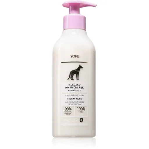 Yope Creamy Musk tekuté mýdlo na ruce s hydratačním účinkem 300 ml