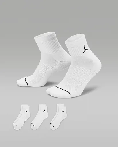 Jordan Everyday Ankle Socks (3 Pairs) XL