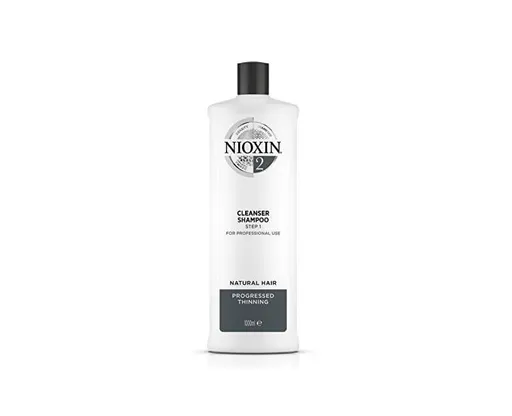 Nioxin Čisticí šampon pro jemné výrazně řídnoucí přírodní vlasy System 2 (Shampoo Cleanser System 2) 1000 ml