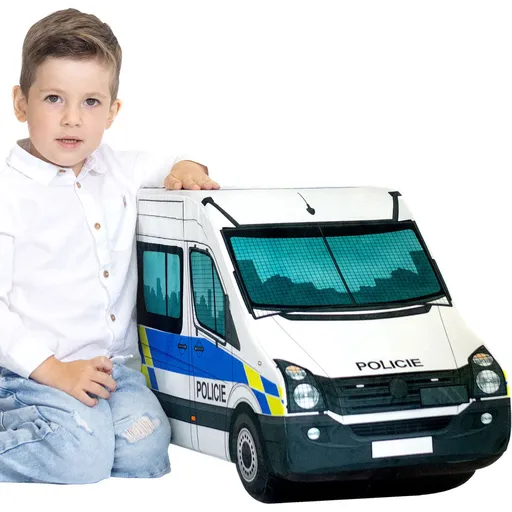 Plyšová dodávka policie (Velikost dodávky: 3XL)