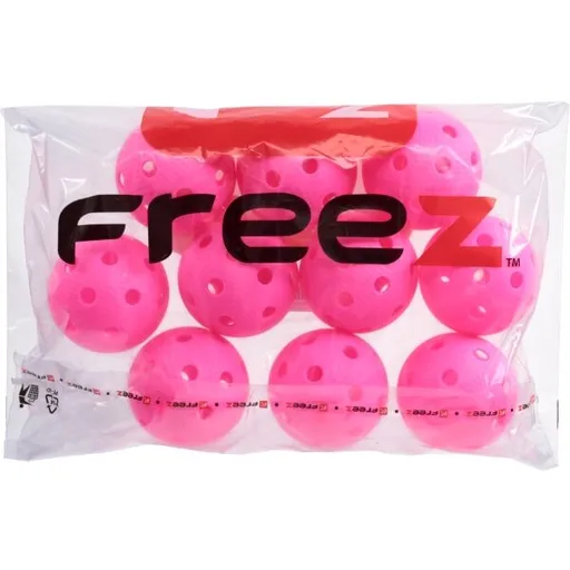 FREEZ PRIME II 10 PCS Florbalový míček, růžová, velikost