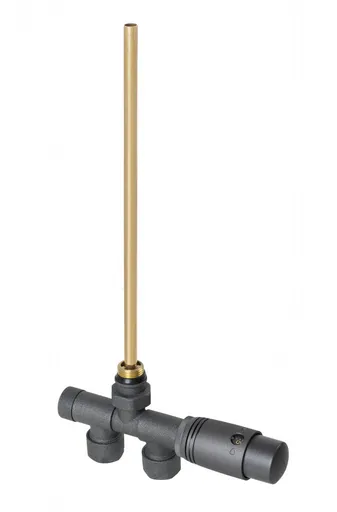 INVENA Termostatická sada ventilů, typ DUOPLEX, barva: grafit CZ-87-G15-A