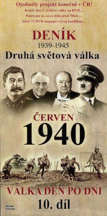 Deník 2. světové války (10. díl) - červen 1940 (DVD) (papírový obal)