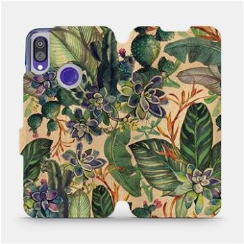 Flip pouzdro na mobil Xiaomi Redmi Note 7 - VP05S Sukulenty (5903516775620)