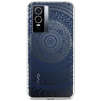 TopQ Kryt Vivo Y76 5G silikon Navy Mandala 72507 (Sun-72507)