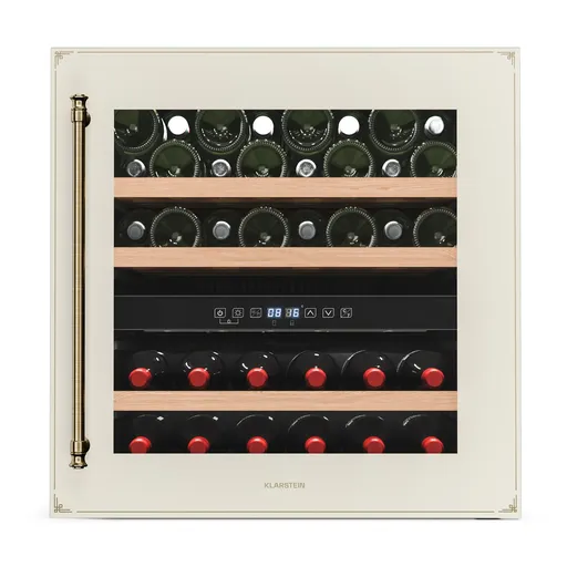 Klarstein Vinsider Victoria 36 vinotéka, 36 lahví, dotyková, UV ochrana, LED, tichá, 3 police