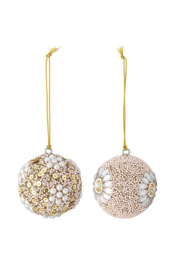 Vánoční baňka Bloomingville Eleanore Ornament 2-pack