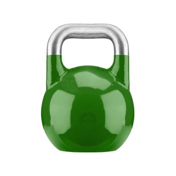 Gorilla Sports Soutěžní kettlebell, zelený, 24 kg