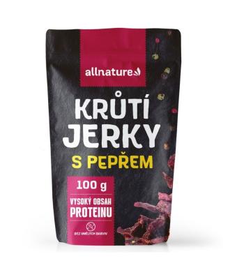 Allnature TURKEY Pepper Jerky sušené krůtí maso 100 g