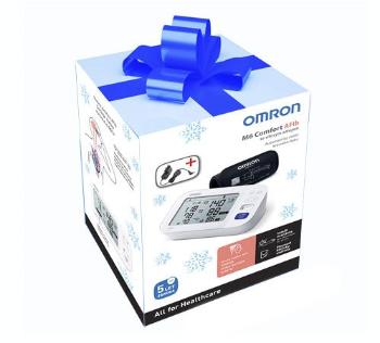 Omron M6 Comfort AFib pažní tonometr + síťový zdroj