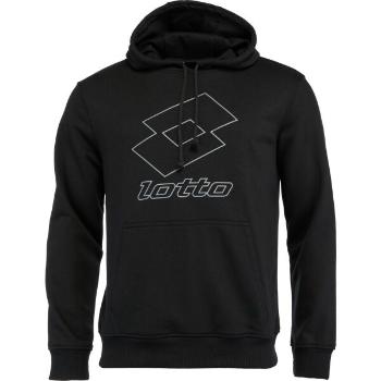 Lotto SMART IV HOODIE Pánská mikina, černá, velikost