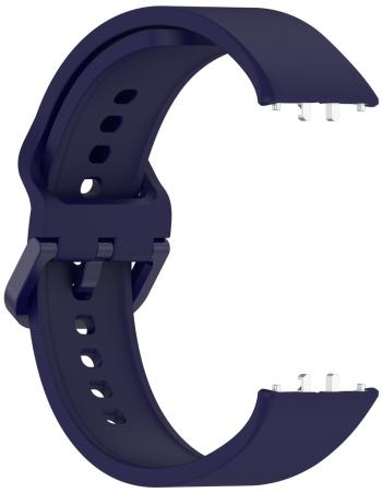 4wrist Curea pentru Samsung Fit 3 - Silicone Band Midnight Blue