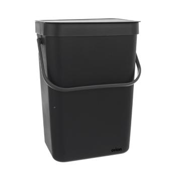 Coș de gunoi suspendabil 10 l, negru