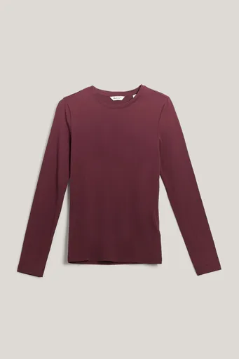 TRIČKO GANT LIGHT COTTON LS T-SHIRT PLUM WINE