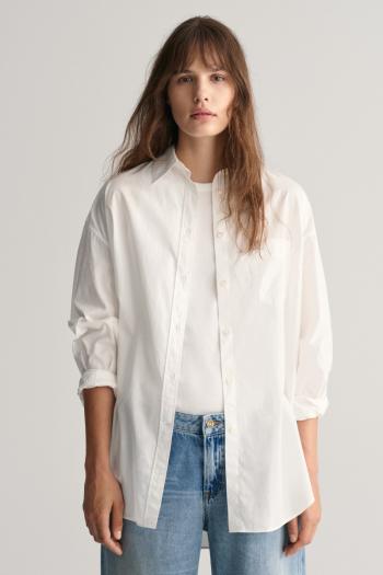 KOŠILE GANT OS POPLIN SHIRT WHITE