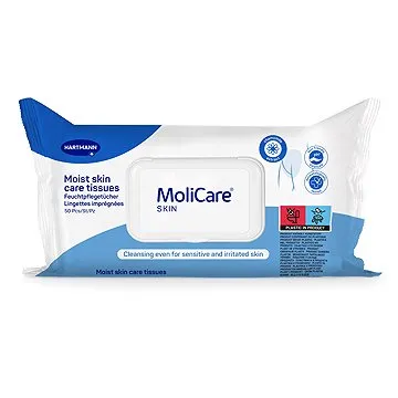 MOLICARE Skin čistící ubrousky 50 ks (4052199261140)