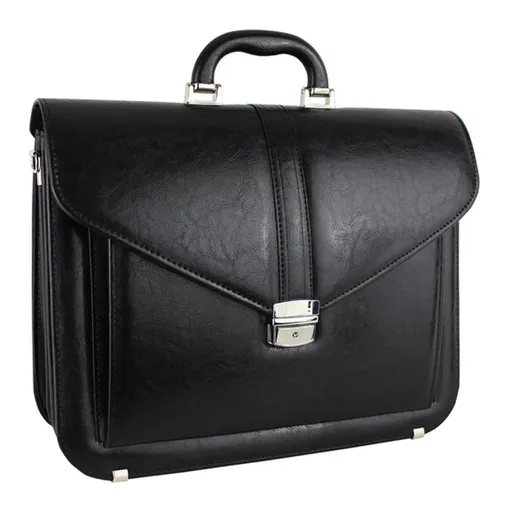 Pánská aktovka REAbags 7173-TR Black/Nickel