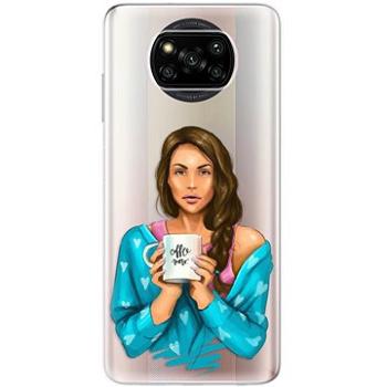 iSaprio Coffe Now pro Brunette pro Xiaomi Poco X3 Pro / X3 NFC (cofnobru-TPU3-pX3pro)