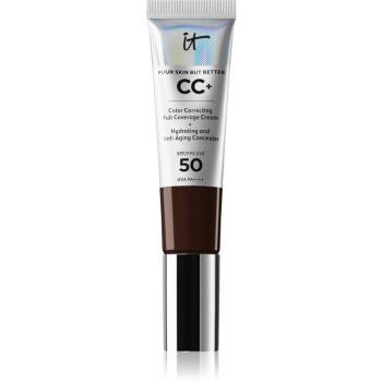 IT Cosmetics Your Skin But Better CC+ CC krém SPF 50+ odstín Deep Mocha 32 ml