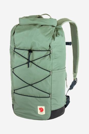 Batoh Fjallraven High Coast Roll26 zelená barva, velký, hladký, F23224