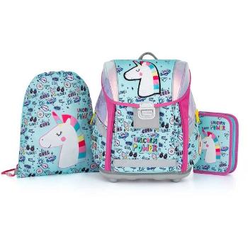 Oxybag SET UNICORN ICONIC Školní set, tyrkysová, velikost