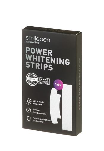 Smilepen Power Whitening Strips, sada bělicích pásek na zuby (14×2)