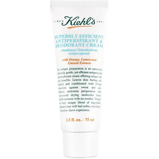 Kiehl's Superbly Efficient Antiperspirant & Deodorant Cream krémový antiperspirant pro všechny typy pleti 75 ml