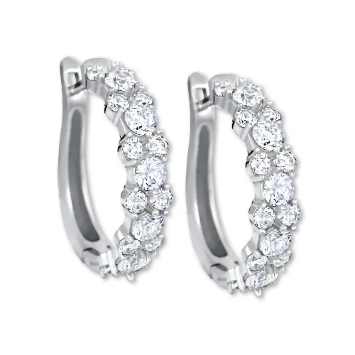 Soliter Luxusní stříbrné náušnice 436 001 00501 04