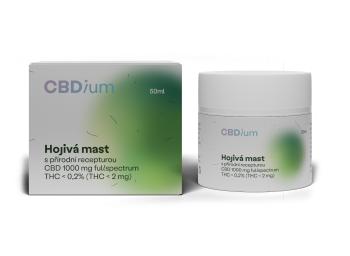 CBDium Hojivá mast 1000 fullspectrum 50 ml