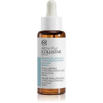 Collistar Attivi Puri Hyaluronic + Polyglutamic Acid Serum liftingové pleťové sérum s kyselinou hyaluronovou 50 ml