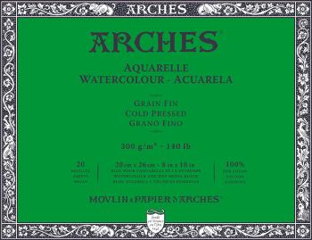Arches Watercolour Cold Pressed Skicář 20 x 26 cm 300 g