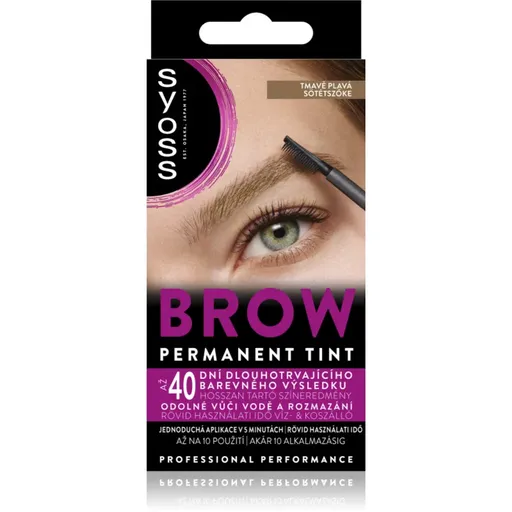 Syoss Brow Tint barva na obočí odstín Dark Blonde 10 ml