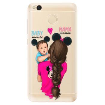 Odolné silikonové pouzdro iSaprio - Mama Mouse Brunette and Boy - Xiaomi Redmi 4X