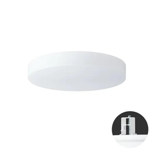 OSMONT DEL52545 DELIA V2 stropní/nástěnné plastové polovestavné svítidlo bílá IP44 2x25W E27 HF