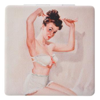 Ruční zrcátko Pin-up style - 6*8.5 cm MLMI0040