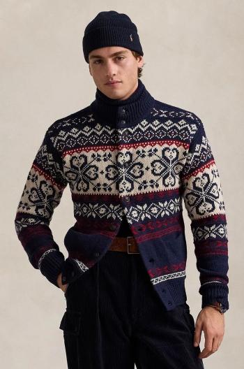 Vlněný svetr Polo Ralph Lauren modrá barva, 710949306