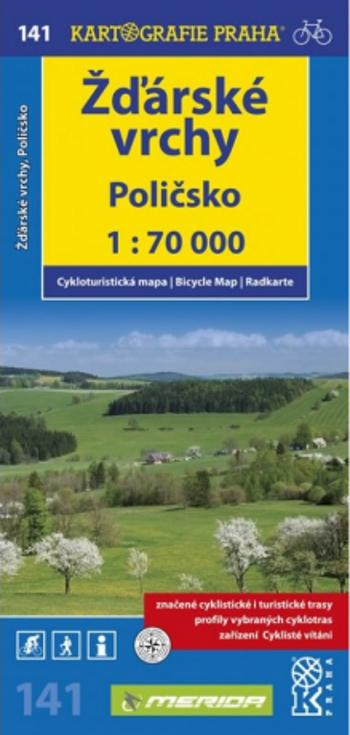 1: 70T(141)-Žďárské vrchy,Poličsko (cyklomapa)