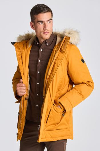 BUNDA GANT D2. WINTER PARKA DK MUSTARD ORANGE