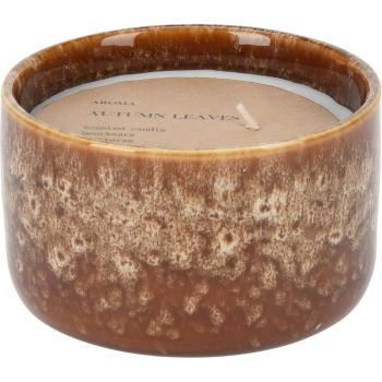 Lumânare în recipient din ceramică Luxury, Autumn leaves, 390 g