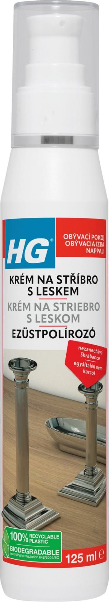 Čisticí krém HG krém s leskem na stříbro 125 ml