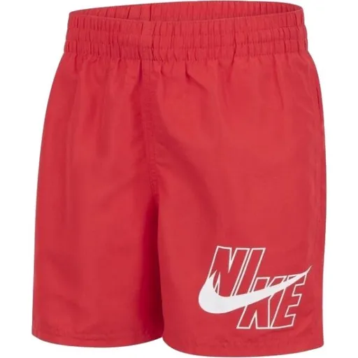 Nike LOGO SOLID 5 Pánské koupací šortky, červená, velikost