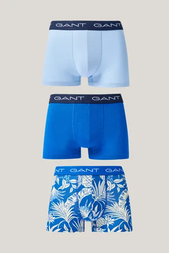 SPODNÍ PRÁDLO GANT TROPICAL PRINT TRUNK 3-PACK RICH BLUE