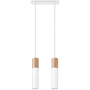 Lustr na lanku PABLO 2xGU10/40W/230V bílá (106775)