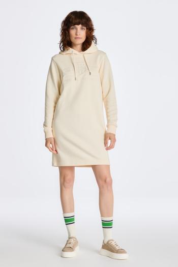 MIKINOVÉ ŠATY GANT REG TONAL SHIELD DRESS LINEN