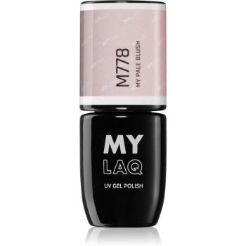 MYLAQ UV Gel Polish gelový lak na nehty odstín My Pale Blush 5 ml