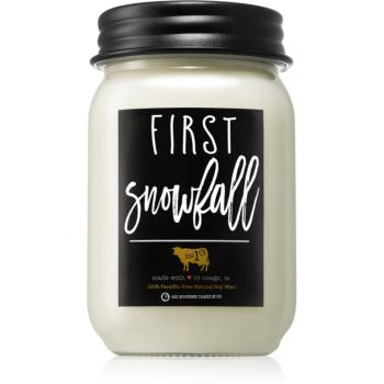 Milkhouse Candle Co. Farmhouse First Snowfall vonná svíčka Mason Jar 369 g