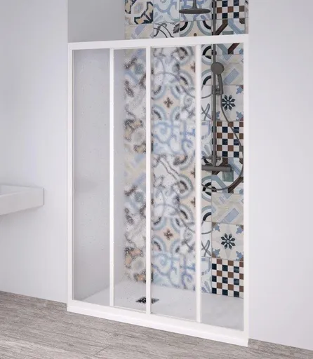 FORTE Sprchové dveře ACRIL PORTA NEW Barva rámu Bílá, Rozměr A 90 100 OLNNC1FS100031