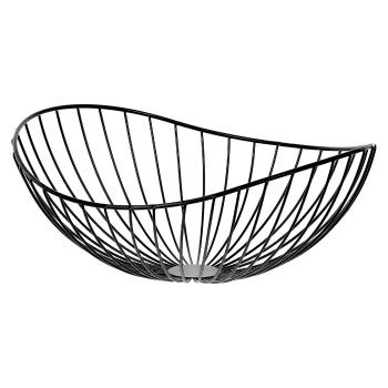 Coș metalic decorativ Elegant, 32 x 13 x 28 cm