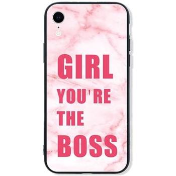 TopQ LUXURY iPhone XR pevný Girl Boss 48732 (Sun-48732)